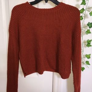 Brown Long Sleeve Forever 21 Sweater